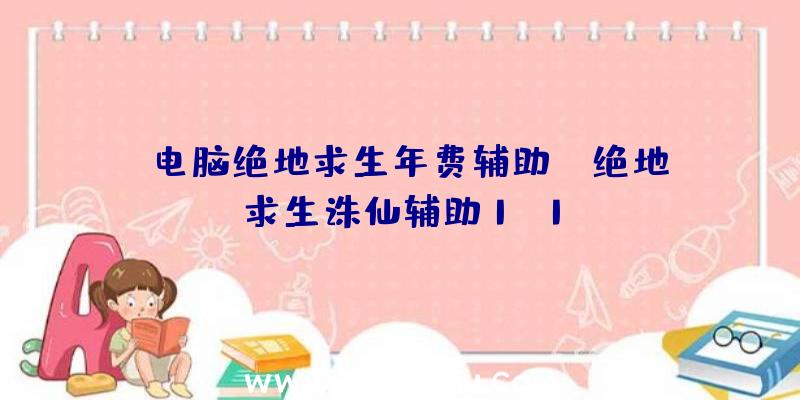 「电脑绝地求生年费辅助」|绝地求生诛仙辅助1.1